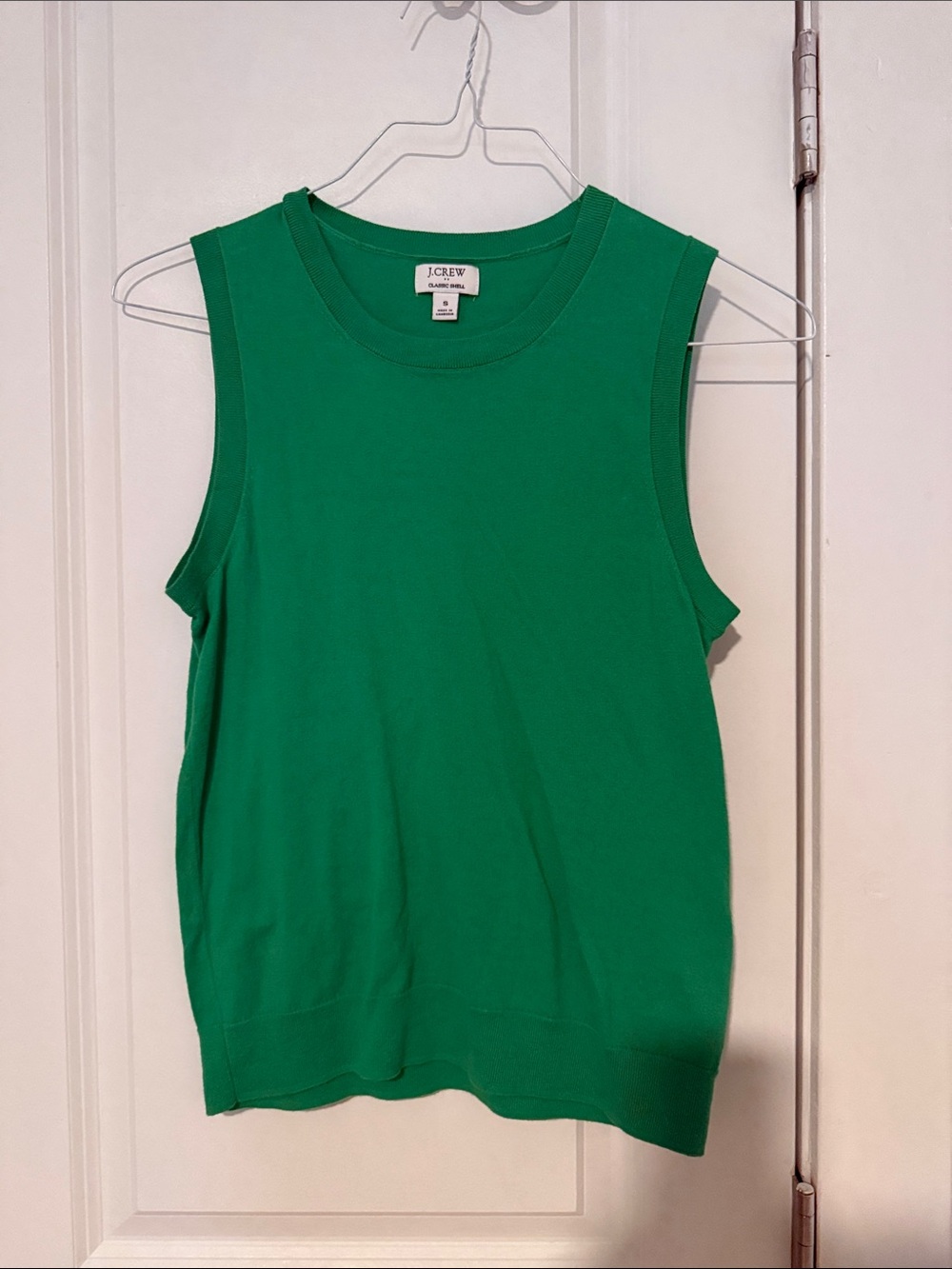 J. Crew Emerald Green Sleeveless Knit Vest